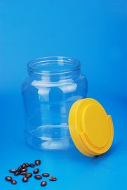 Food Grade Clear Airtight Plastic Jars Screw Lid Sealing Type 2600Ml