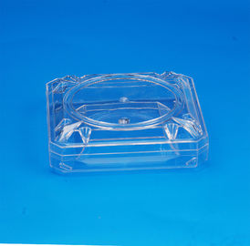 Single Wall Round Plastic Food Containers Crown Lid Type 28G PS - P1