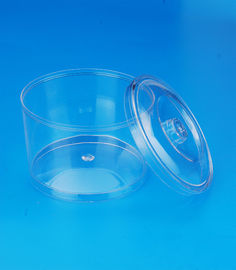 Transparent Plastic Tea Coffee And Sugar Jars Mini Size 40℃ Resistance