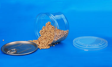 Empty 310ml Round Plastic Jars For Pistachios / Candy / Nuts