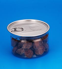Empty 310ml Round Plastic Jars For Pistachios / Candy / Nuts