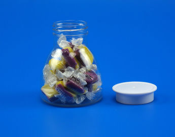 SGS 198ml Water Proof Plastic PET Jar With Colored PS Screw Top