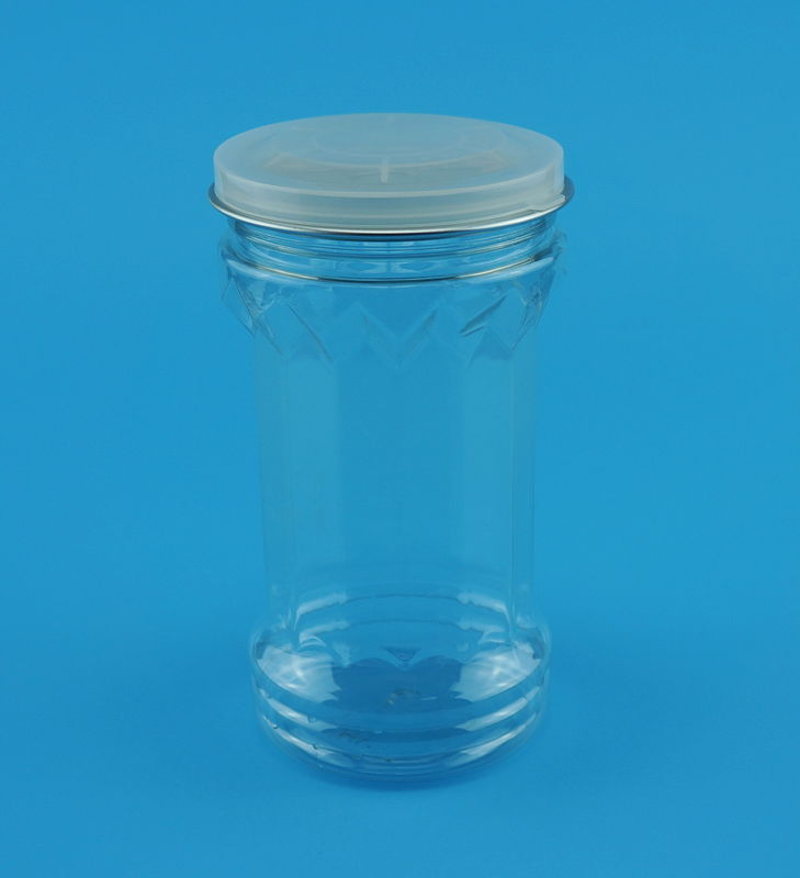 Small Capacity PET Plastic Jars Easy Open End High Durability Custom Lid Color