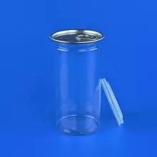 Small Size Plastic Airtight Storage Jars EOE / POE Sealing Type 418Ml