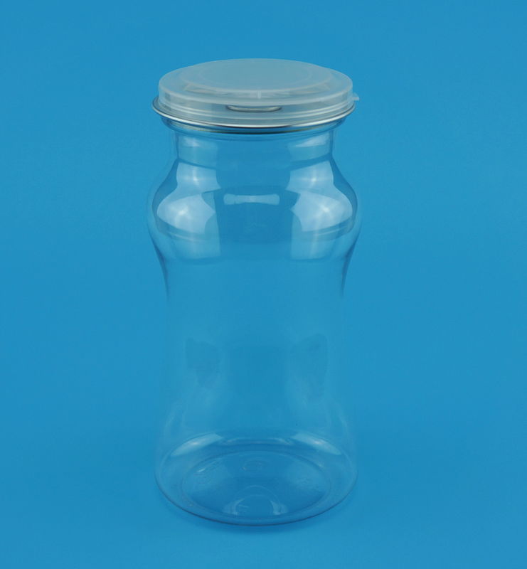 590Ml PET Plastic Jars Food Grade Material Customized Lid Color 40℃ Resistance