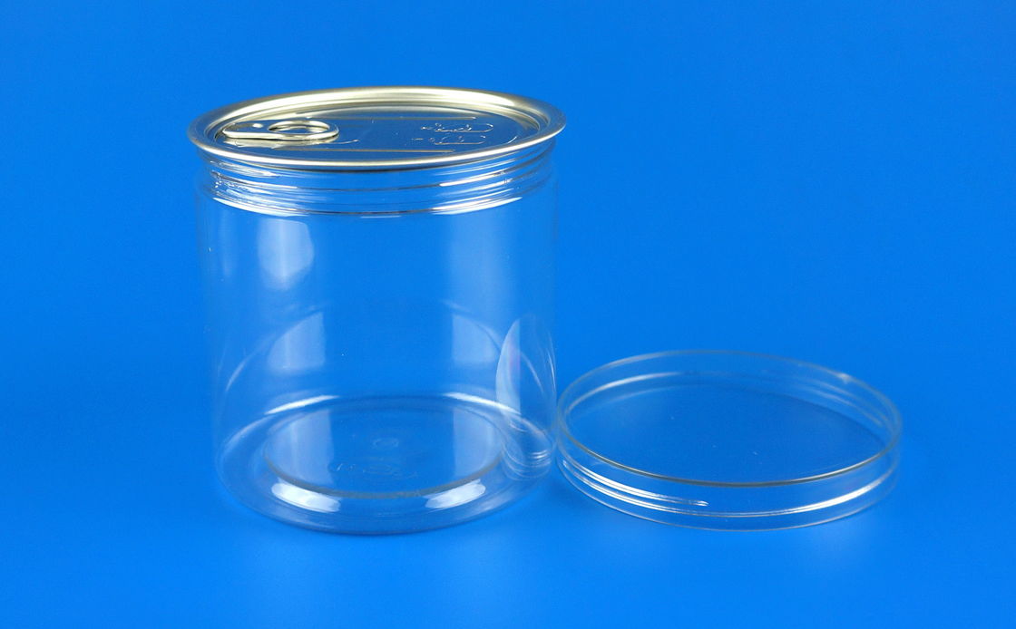 Easy Open Pet Plastic Can , Anti Bacteria Clear Storage Containers With Lids