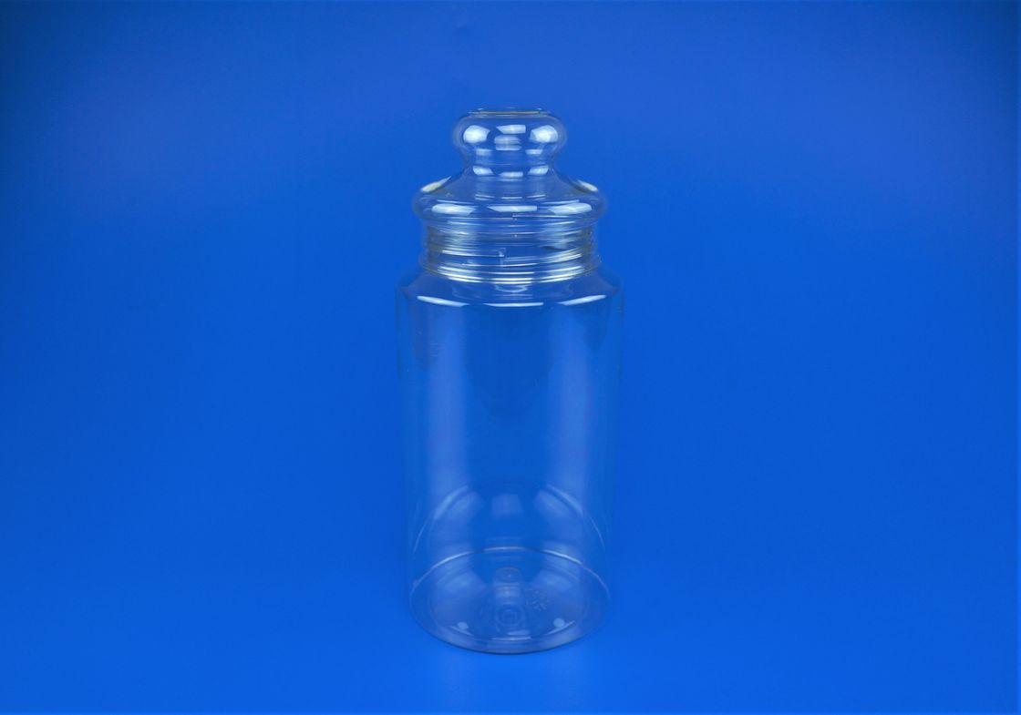 Transparent Color PET Plastic Jars Food Grade Plastic Material 1106Ml