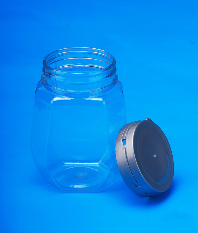 Sealable Plastic Airtight Storage Jars Environmentally Friendly 70 * 50 * 92MM