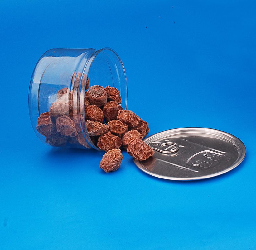 Empty 310ml Round Plastic Jars For Pistachios / Candy / Nuts